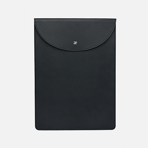 Leather Laptop Sleeve 14 Inch with Stand Vertical