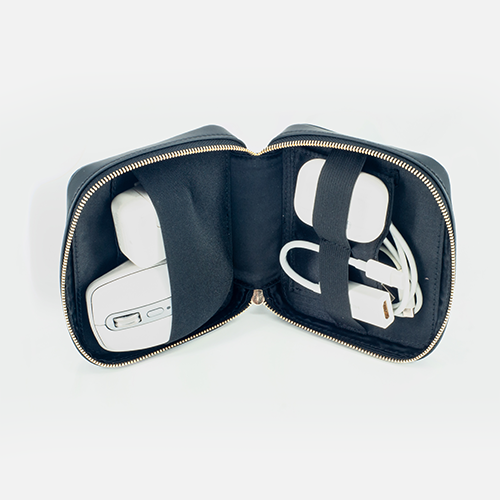 Leather Cable Organizer for women 