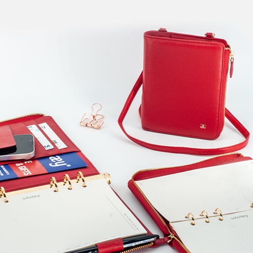 Leather Personal planner A6