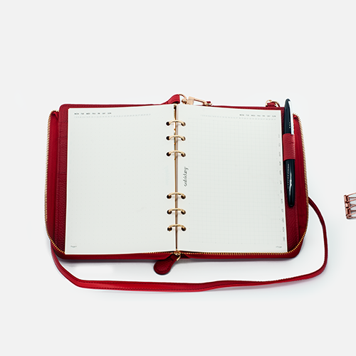 Leather Personal planner A6