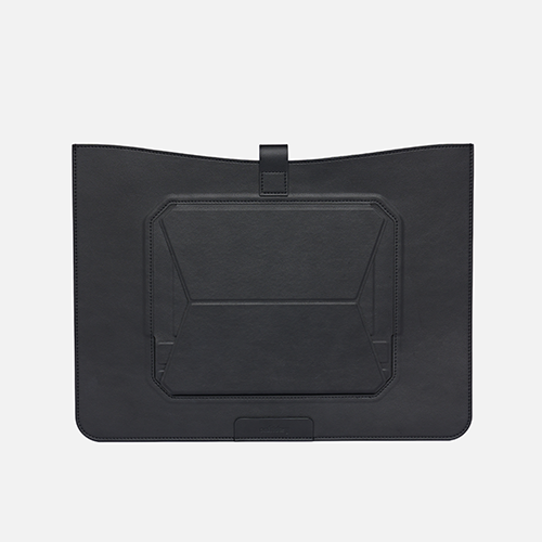 Leather Laptop Sleeve with Stand