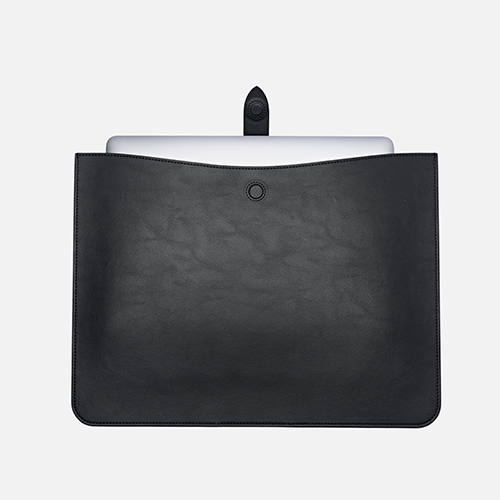 Leather Laptop Sleeve with Stand
