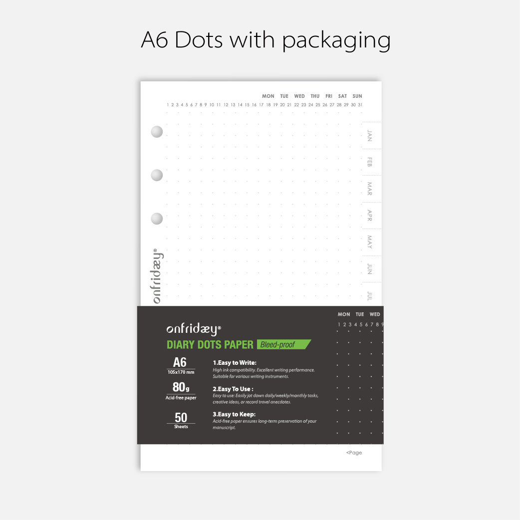 Planner Refills A5/A6/B7