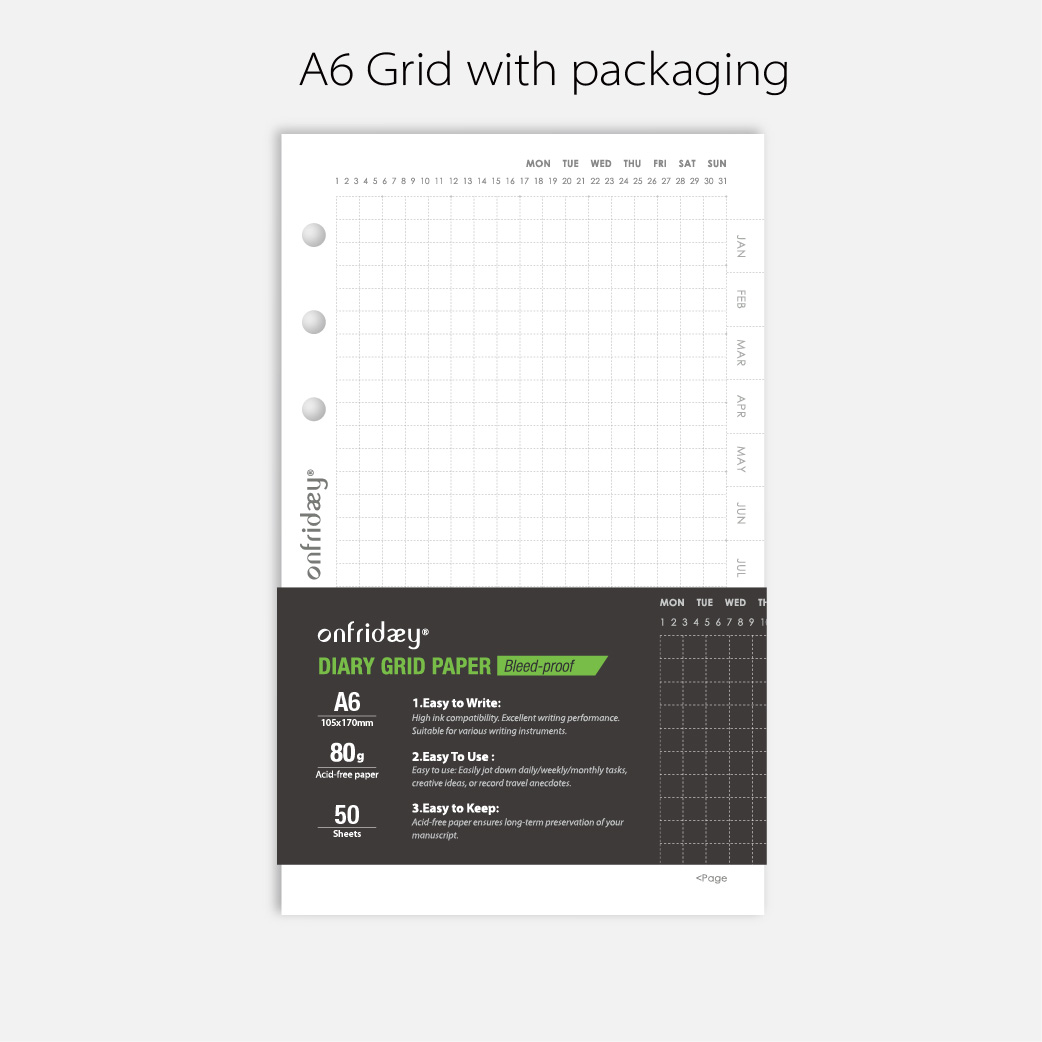 Planner Refills A5/A6/B7