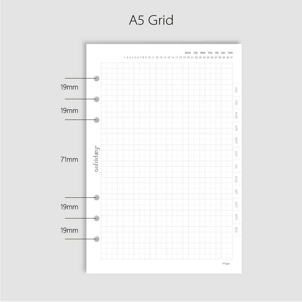 Planner Refills A5/A6/B7