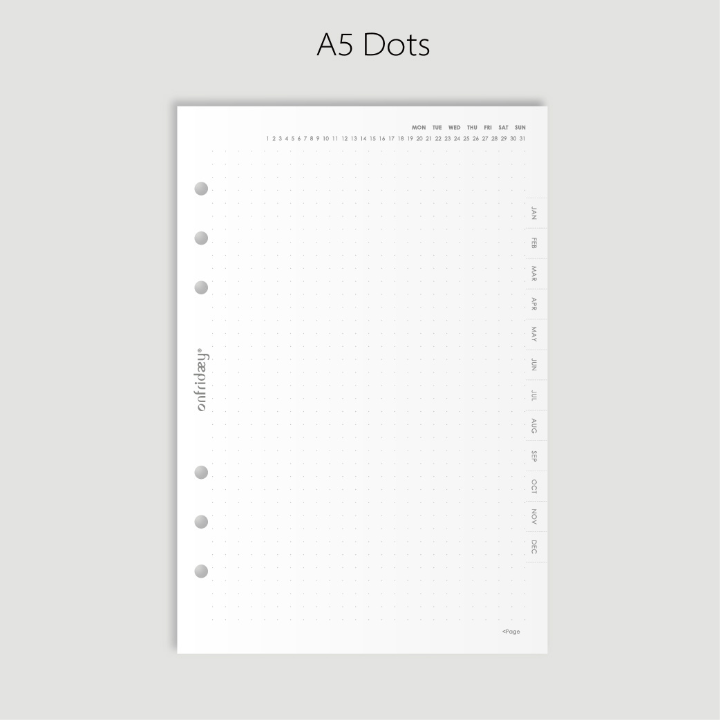 Planner Refills A5/A6/B7