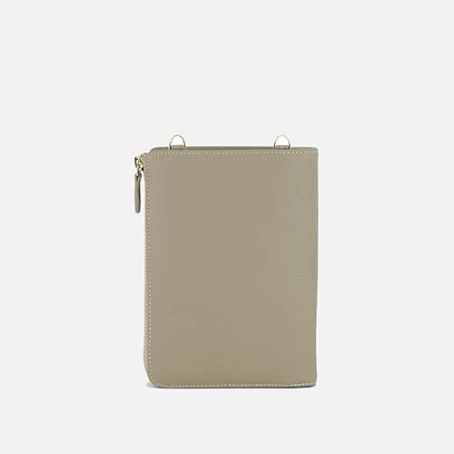 Leather Personal planner bag lychee grain A6