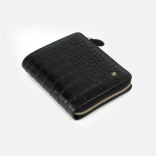 Leather Personal Planner A7 crocodile pattern