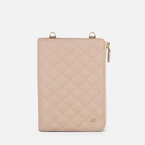 Leather Personal Planner Diamond patten A7